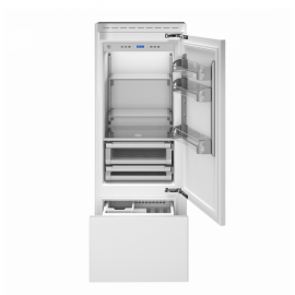 BERTAZZONI REF755BBRPTT/24 Εντοιχιζόμενος Ψυγειοκαταψύκτης LUXURY SLOT-IN 75cm Λευκό